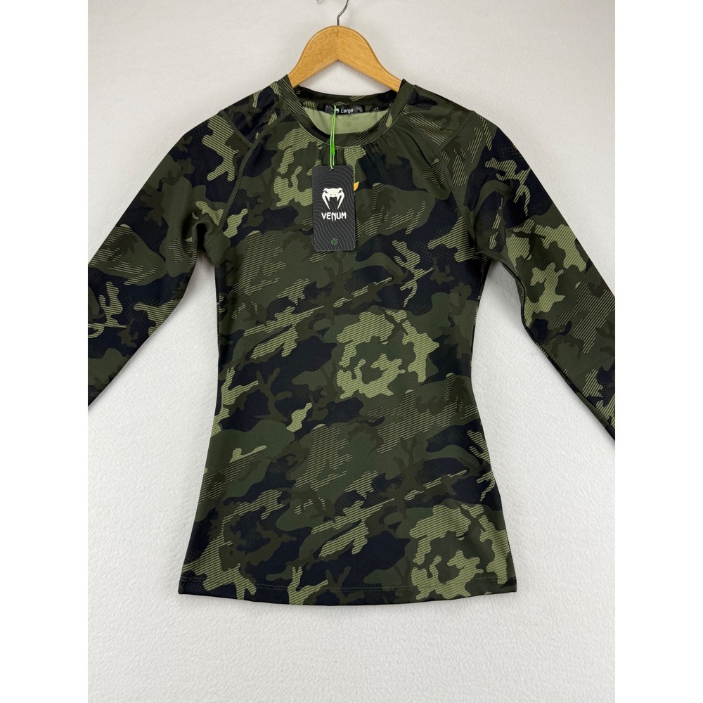 Venum‎ Rashguard Kids Large Long Sleeve Sophia Rose Forest Camo NWT